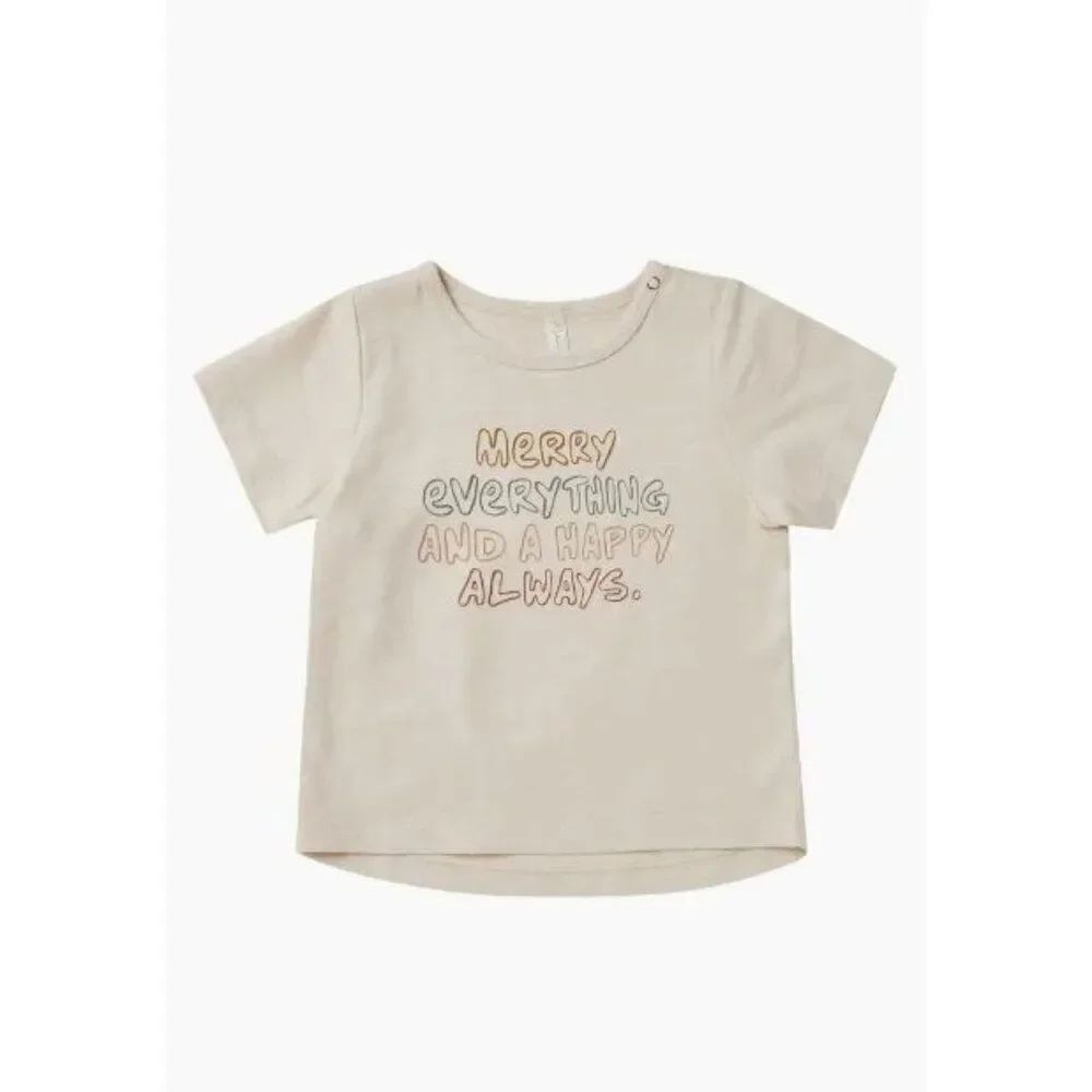 NWT! Rylee + Cru Merry Everything Graphic Short Sleeve Shirt
